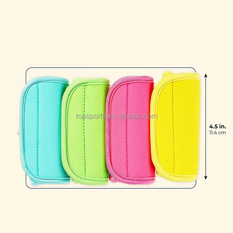 Blank Custom Sublimation Neoprene Luggage Handle Cover Durable Handle Wrap for Luggage/Travel Bag/Baby Stroller