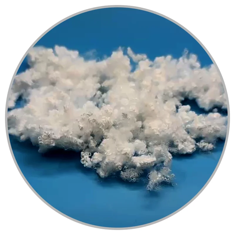 High performance 51mm Hollow Conjugate silicone hcs Polyester Staple Fiber psf for wadding