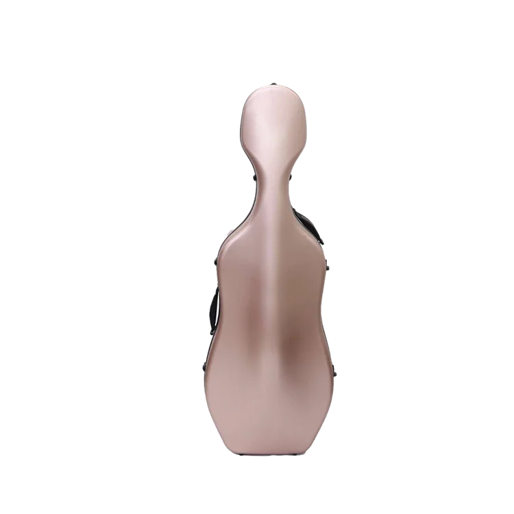 Good Quality  hard   light layers of fiberglass  aviation foam  and polycarbonate cello case G-1029C 4/4 made in china wholesale