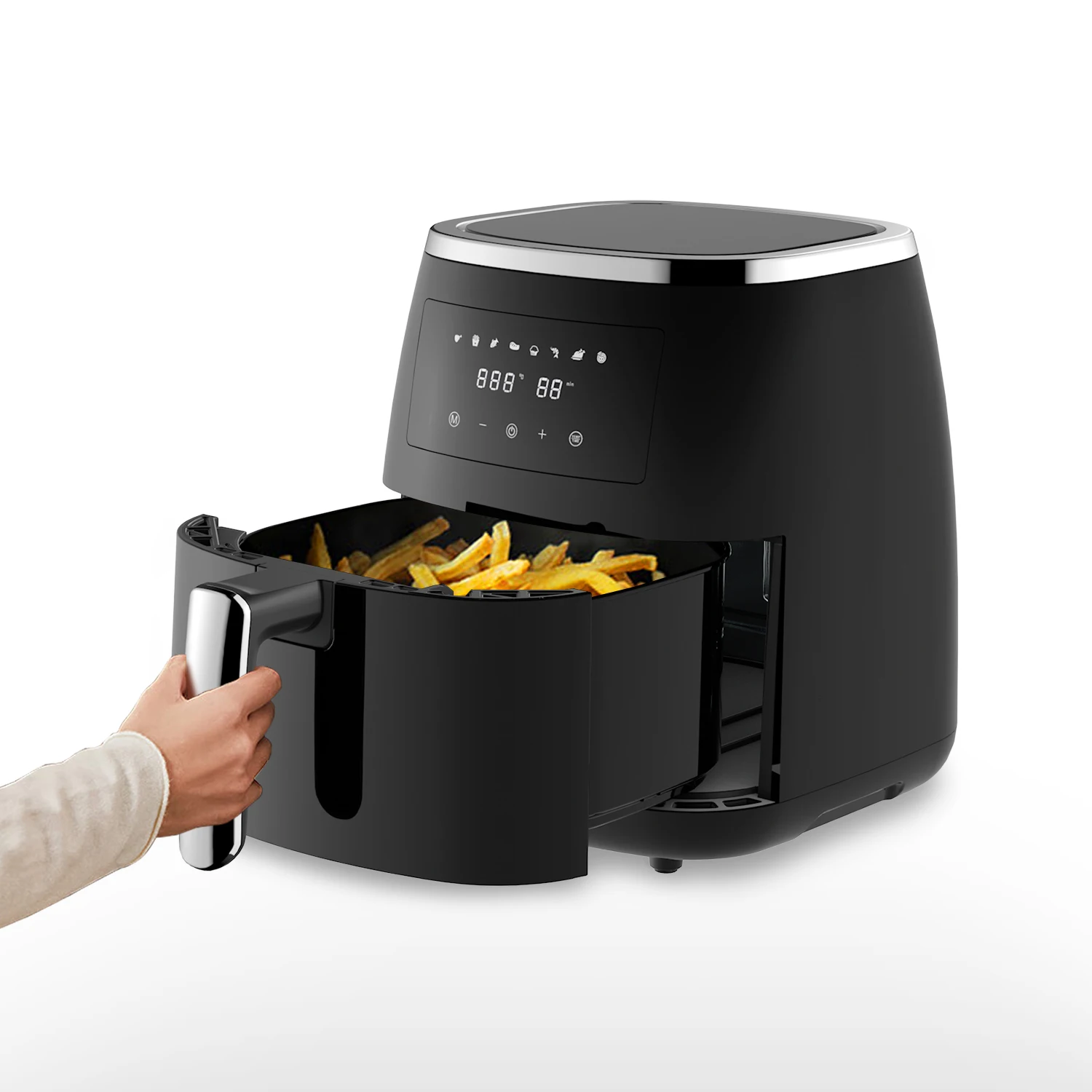 New 5L Air Fryer Electric Healthy Rapid Smart Air Fryer Digital Display Temperature Control