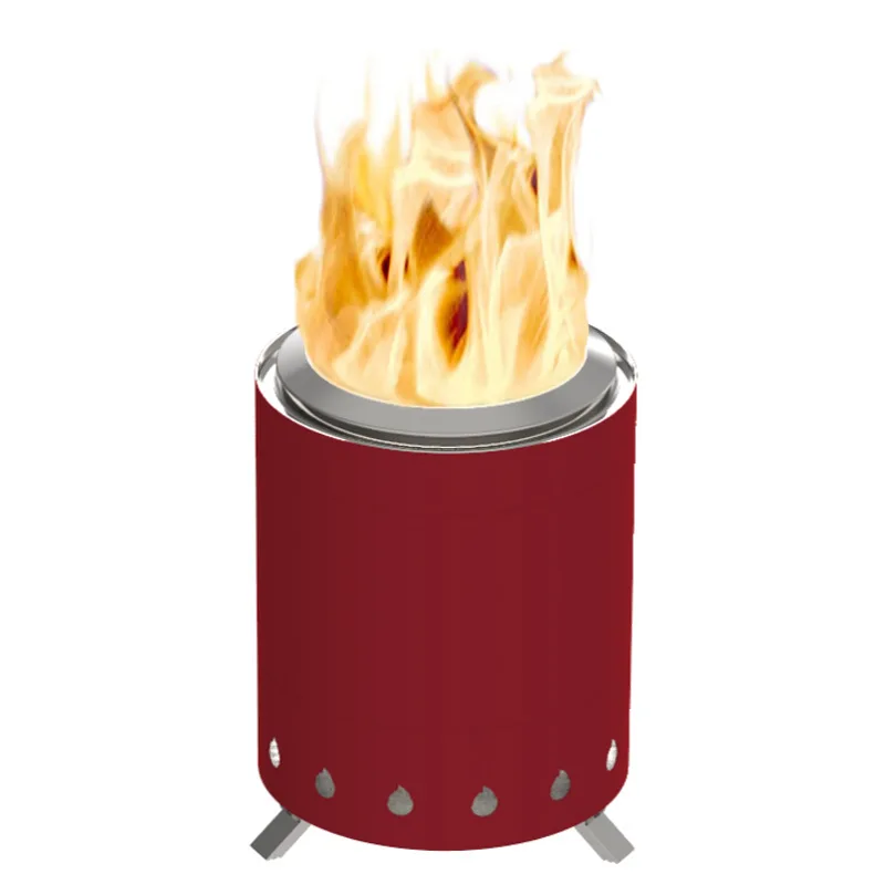 Great Stainless Steel Portable Camping Stove for Outdoor Cooking Fire Pits