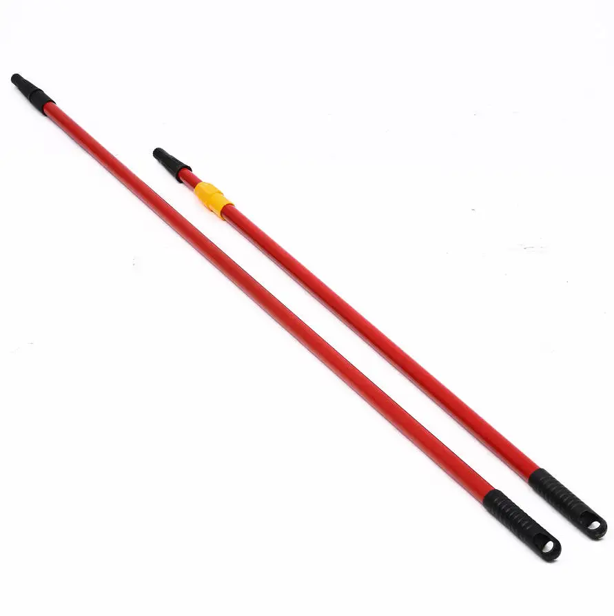 New 2024 Telescopic Metal Stick Iron Stick Broom Handle Mop Handle Metal Tube Broom Stick For Window squeegee/Scrubber/Brush