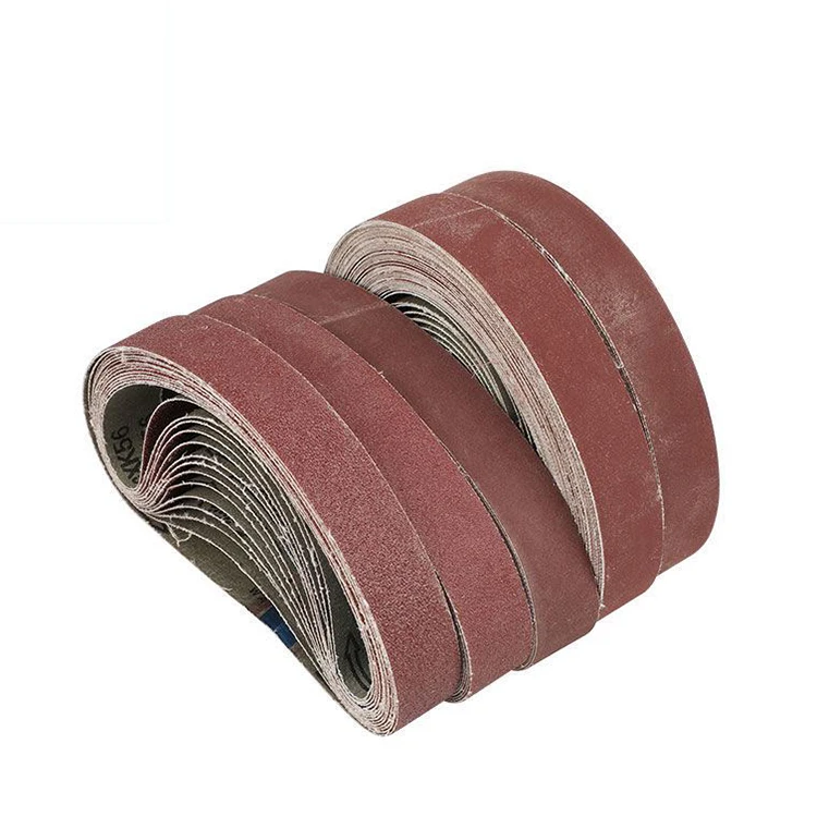 Hot selling 75*457mm High Quality Aluminum Oxide Abrasive Sanding Belt Emery cloth belt