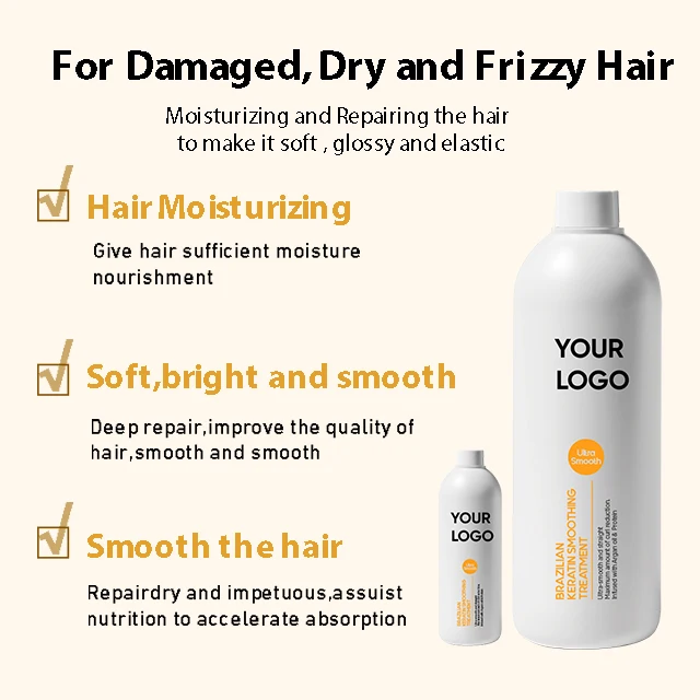 China Manufacturer hair keratin smoothing treatment salon with good quality and accepted  private label  smoothing  Treatment