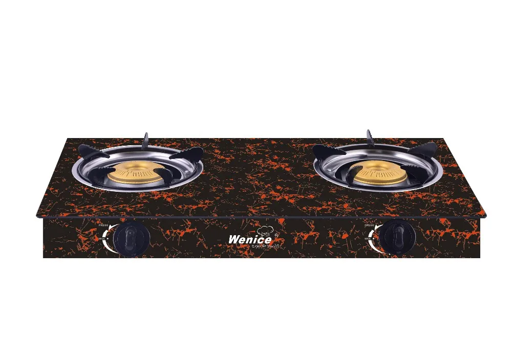 
2 burner glass gas stove gas cooker8002 