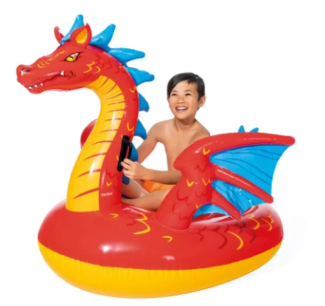 Mystical Dragon Inflatable Animal Swimming pool Ride-on Pool Float for Kids