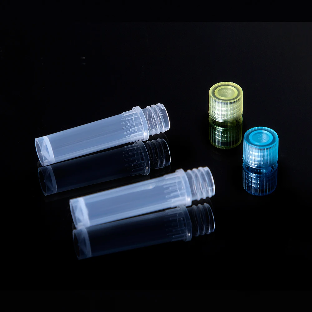 AMNGENT 2ml multipurpose labotary red plastic screw cap test tube