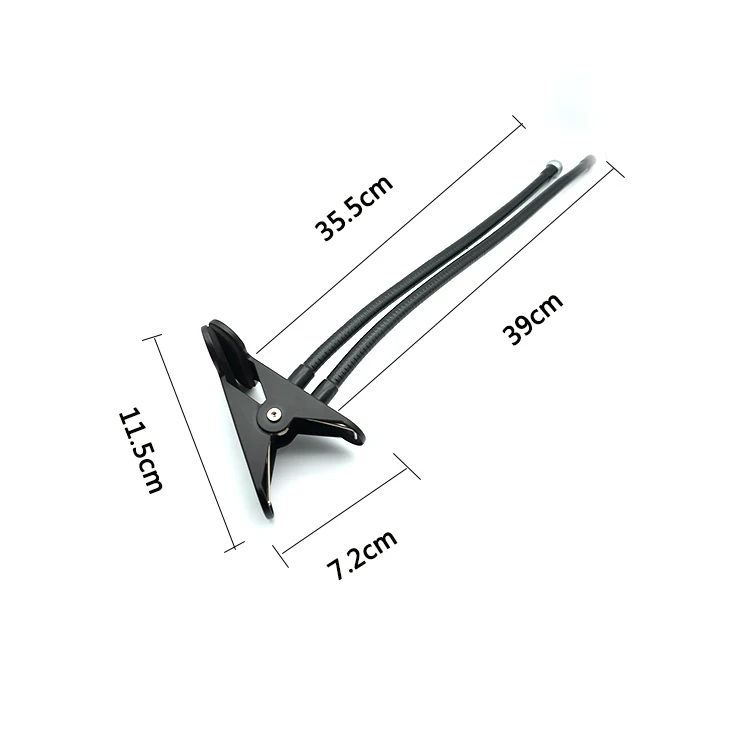 Two In One Amazon Hot Sale Cell Phone Led Studying Table Desk Lamp With Adjustable Clip Flexible Gooseneck