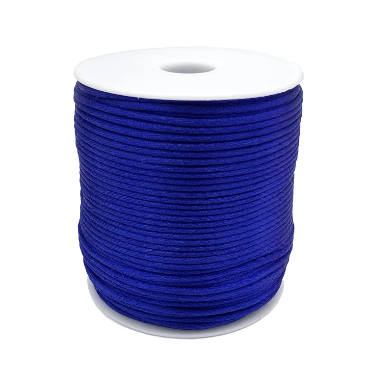 Оптовая продажа 2 мм 5 #96 цветов китайский узел погремушки пятнистые шнурки для бисероплетения атласный шнур