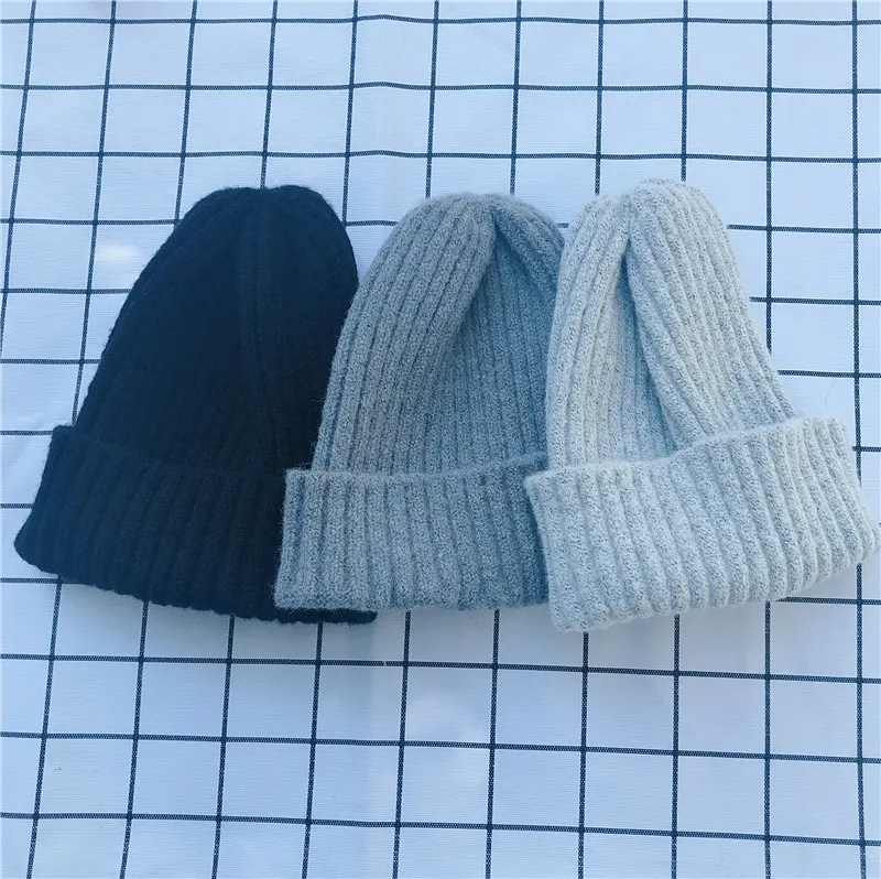 Wholesale 2022 Autumn Winter Adult Kids Matching Wool Beanie Hat