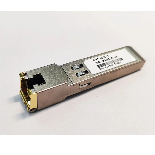 Модуль оптического приемопередатчика 1GM 1000Base 100M rj46 COPPER SFP