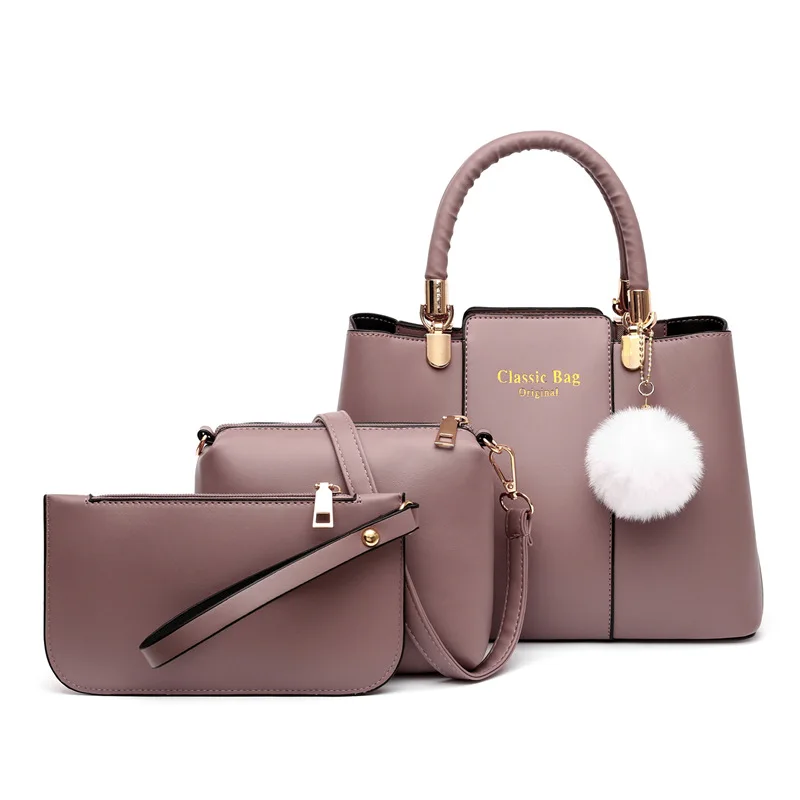 Wholesale ladies Hand bag set Bags women handbags ladies purses and handbags luxury women