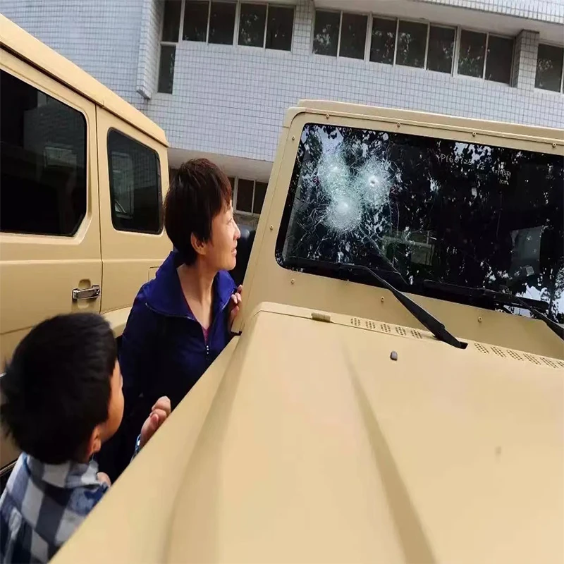 Vehicle Front Windshield Bullet Proof Glass Car windows Armored Bulletproof Glass Price for Cars