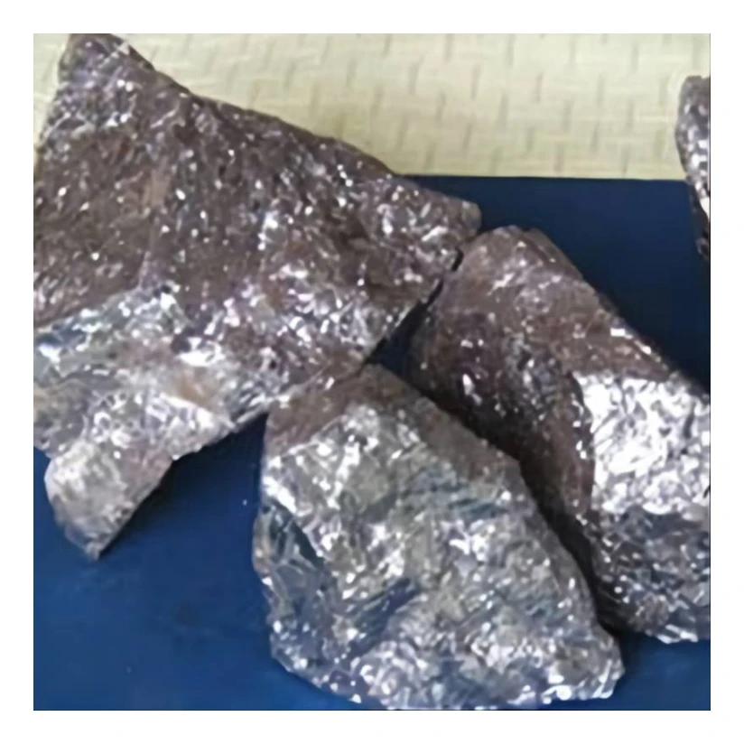 Silver White Metal Chrome Ultra Low Carbon Ferro Chrome Calcium Roasting Process Of Chromite