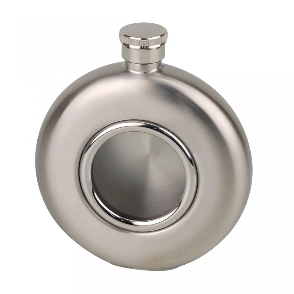 Wholesale China Manufacturer Custom Design Round Wine Liquor Hip Flask