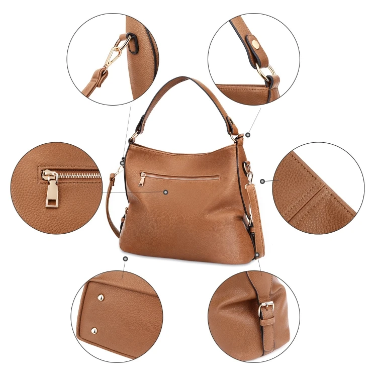 Wholesale Cow Leather Hand Hobo Bag tassel ladies hand bags leather