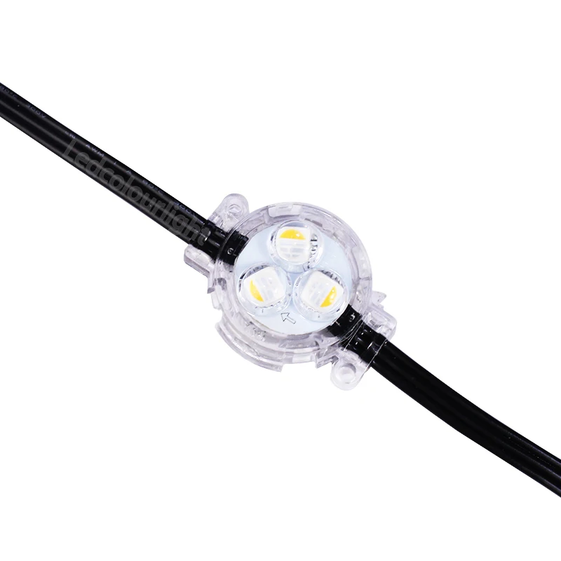 30mm Ucs2904 outdoor waterproof  led pixel dmx stage lighting Led strip point light led point string light