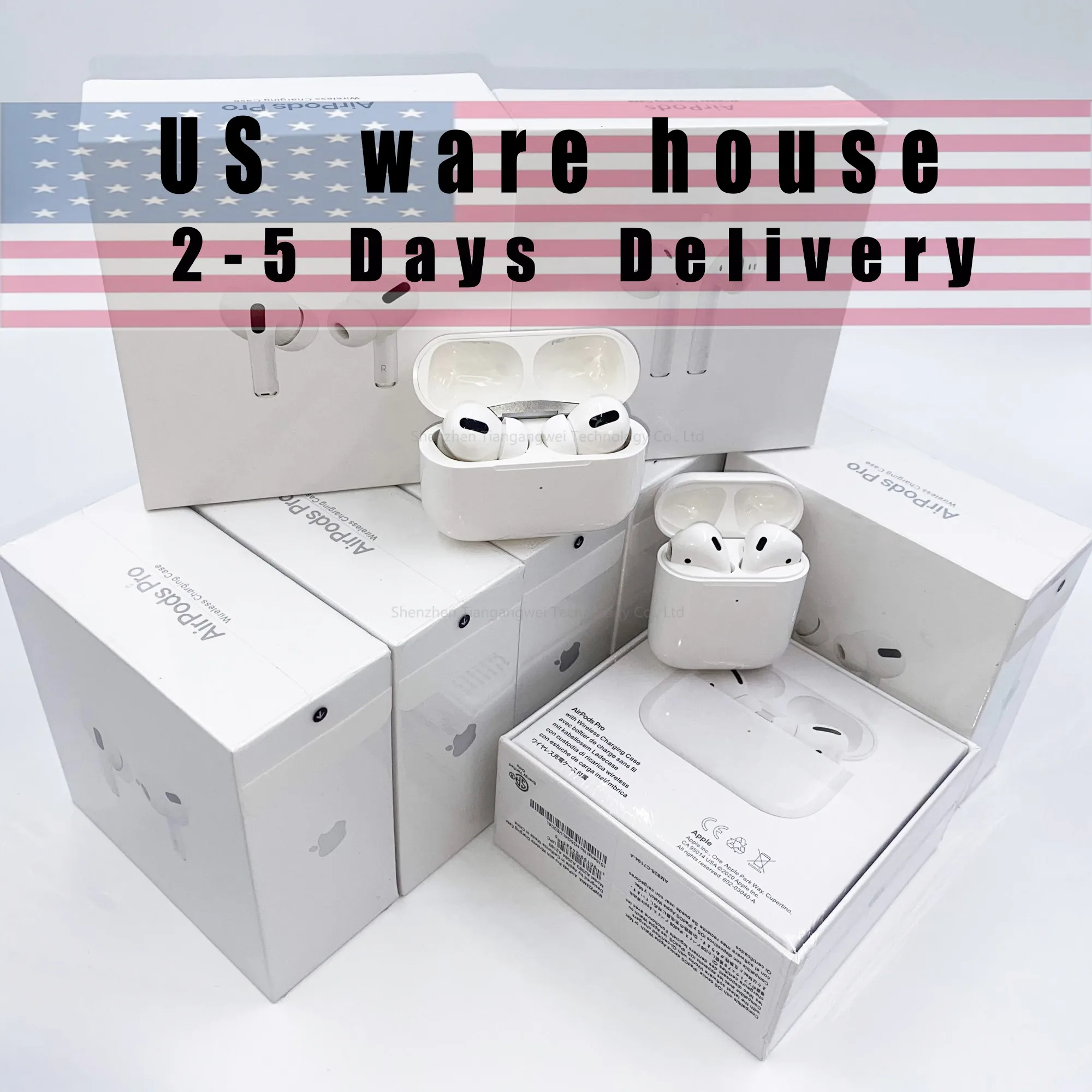 Наушники-вкладыши 2023 склада США Высококачественные беспроводные