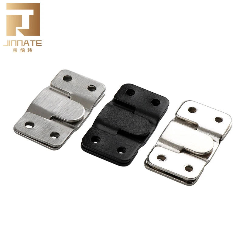 Flush Mount Bracket Interlocking Photo Frame Hook Zinc Plated Wall Mount Clip