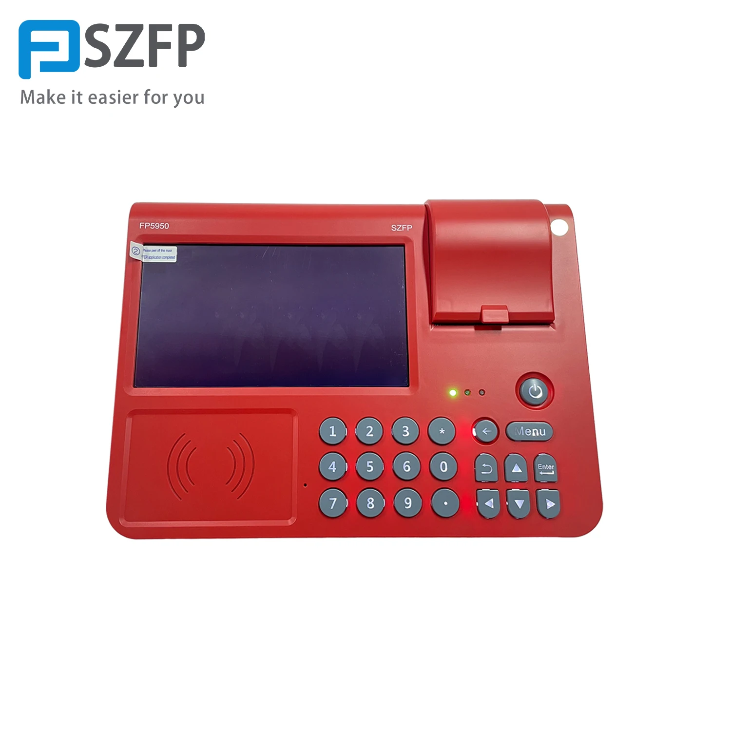FP5950 Android thermal printing POS terminal  big size pos machine