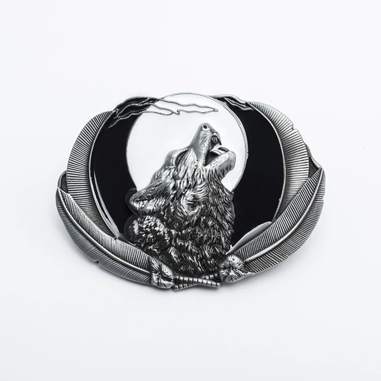 Timberwolf Men's Belt Buckle Metal Smooth Buckle Western Hip Pop Automatic Belt Buckle