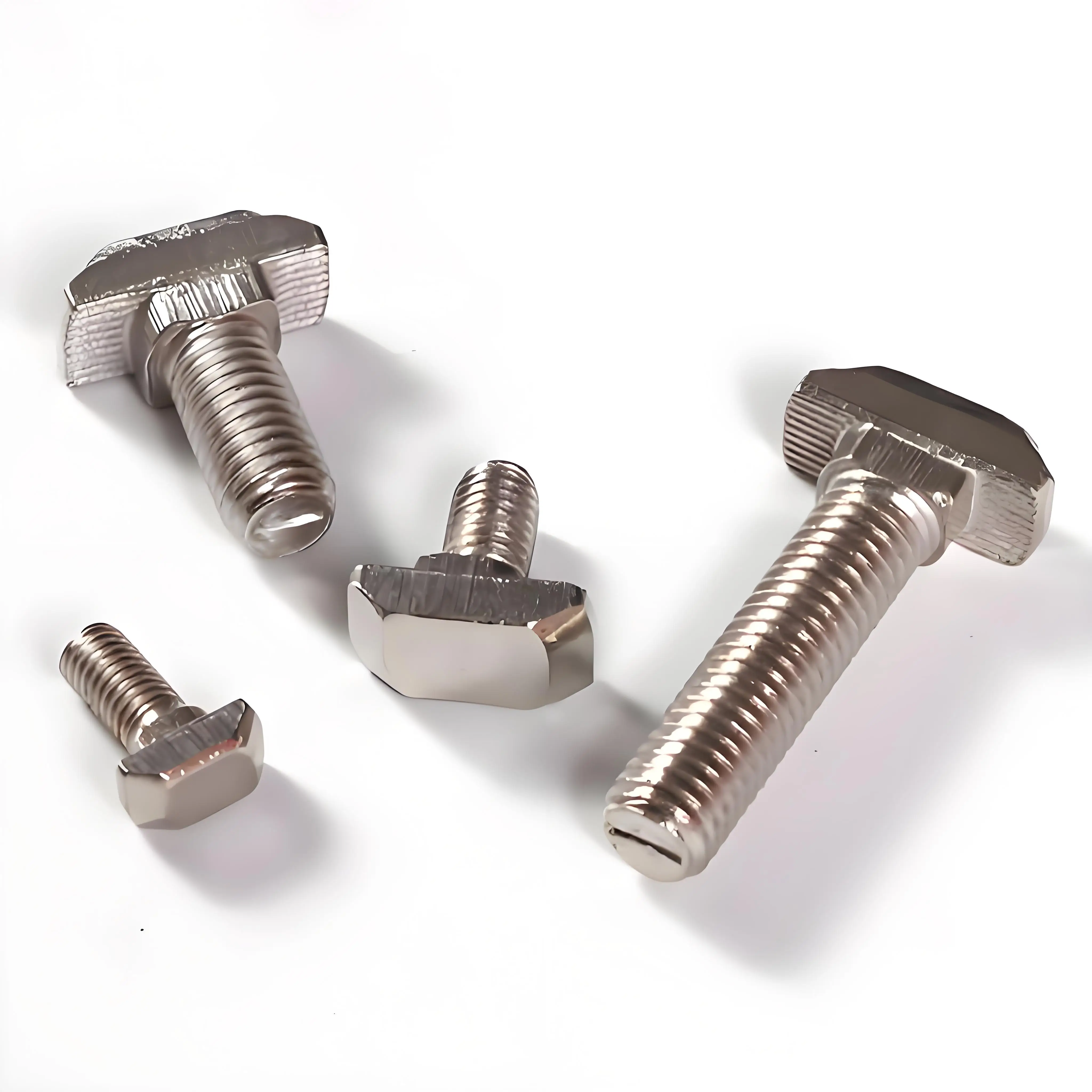 China Factory Sale Customized 8.8 Grade Galvanized Carbon Stainless Steel Square Head T Bolt bolt 8.8 Thread Hex Bolt