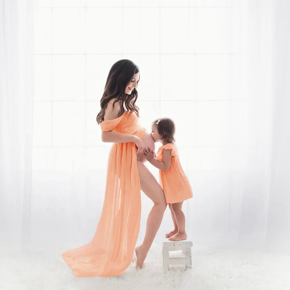 Женское платье для беременных платье с открытыми плечами платье для беременных для фотосессии