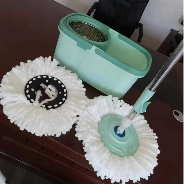 Швабра и ведро с самоотжимающимся набором Модернизированная квадратная из микрофибры для