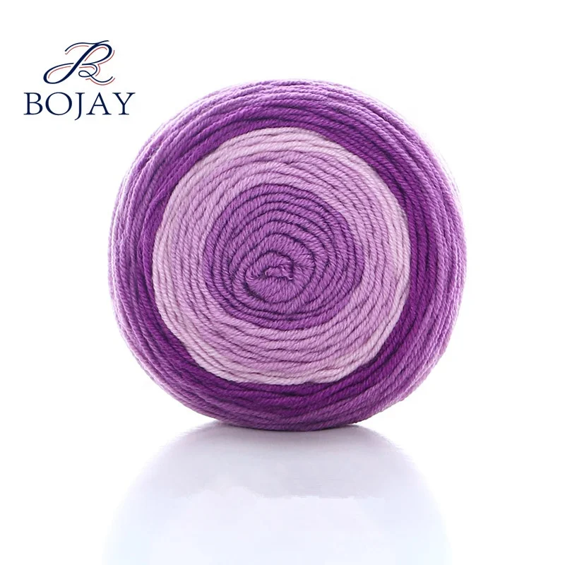 Супер мягкий 100% шерсть торт пряжа 3Nm/4, красочные вязания шарфов фантазии шерсти пирог пряжа 50 г на мяч, 10 видов цветов для вашего выбора