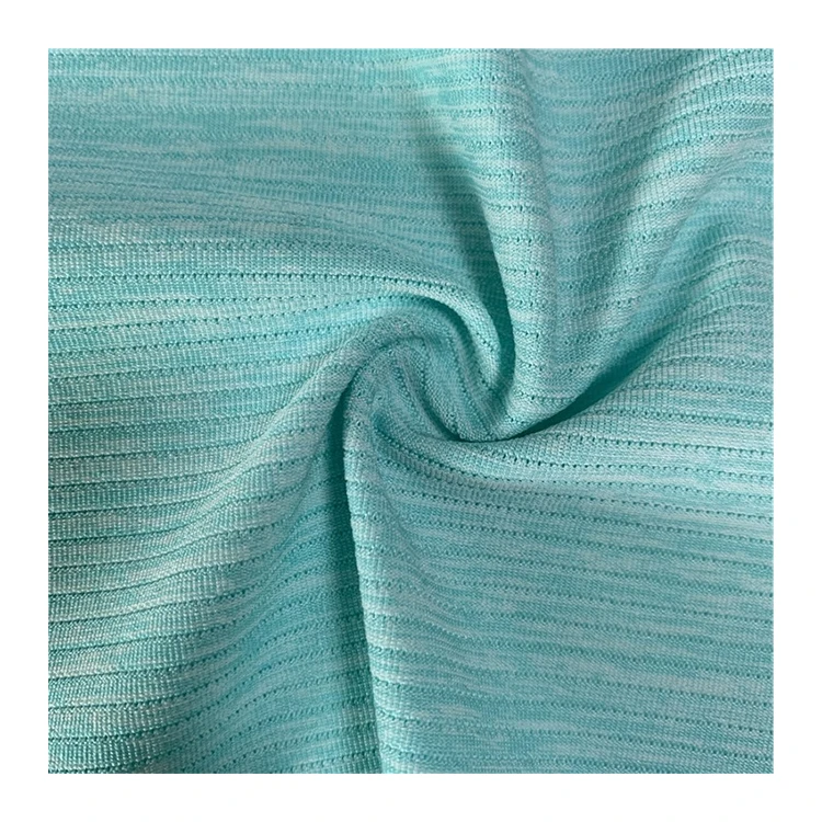 2021 new breathable polyester spandex fabric elastic sportswear