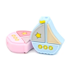 Best selling Funny diy keychain brand designer logo animal silicone focal beads for pens focal beads