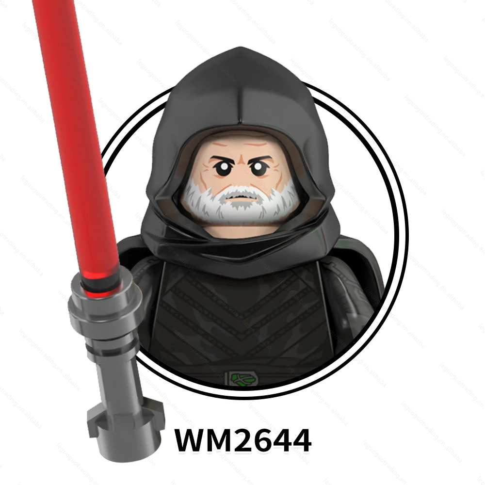 Space War Mini Toys Ahsoka Leia Han Solo Luke Clone Trooper Building Blocks Juguetes for Kids