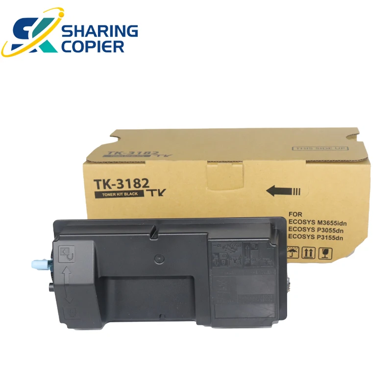 Wholesale Compatible TK-3182 TK 3182 TK3182 Copier Toner Cartridge For Kyocera ECOSYS P3055dn toner