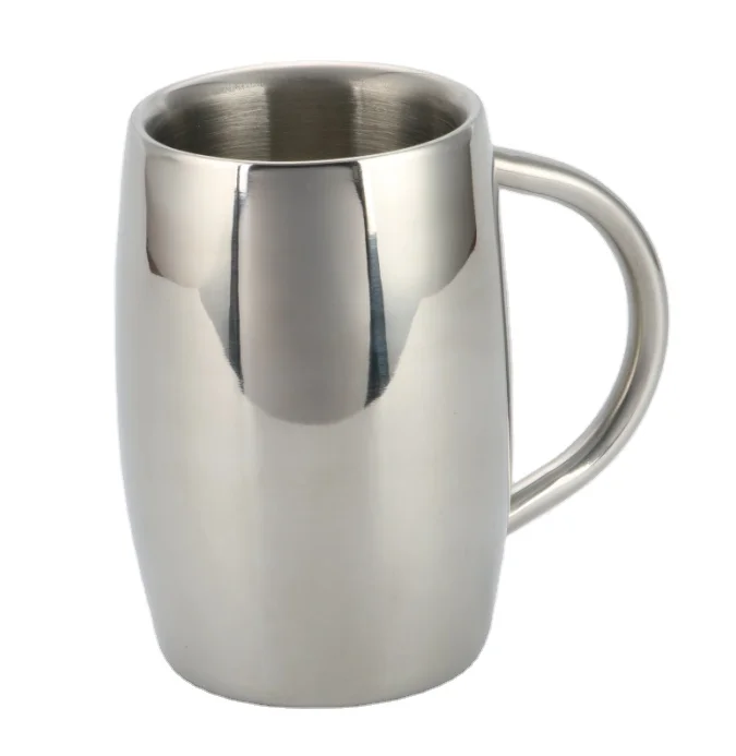 16oz, 10oz, 8oz Multi size bottoms unique design beer mug double wall
