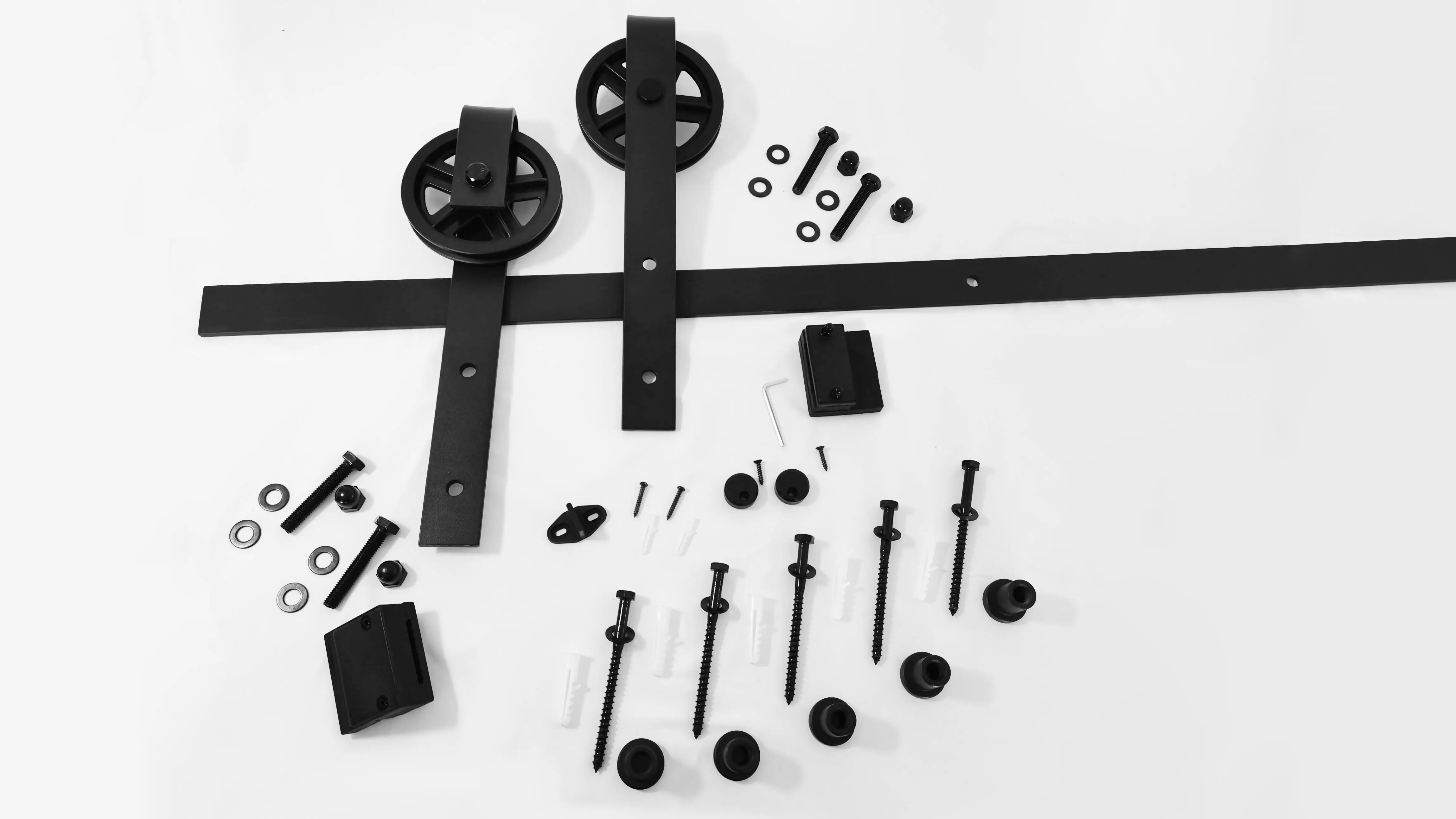 Manufacturer Direct Sales Barn Door Hard Antique Style Wooden Sliding Barn Door Track Hardware