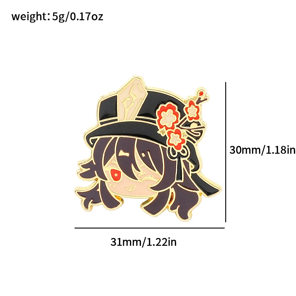 First-hand factory production Metal badges cartoon game characters brooches custom enamel pins wholesale