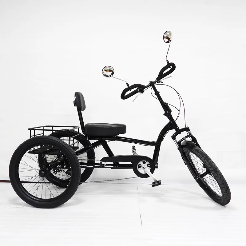 24 inch 3.0 shaped lying riding three-wheeled bicycle