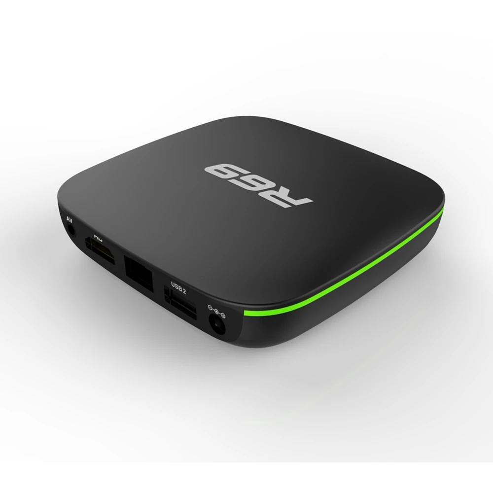 Недорогая ТВ-приставка Android R69 Allwinner H3 7 1 2 Гб 16 цифровой кабель 4k android TV