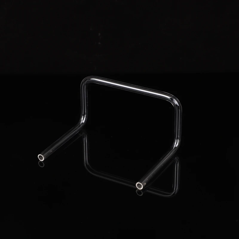 Silica Clear Special Shape Quartz Glass Tubing Fused High Temperature Spiral Quartz Tube
