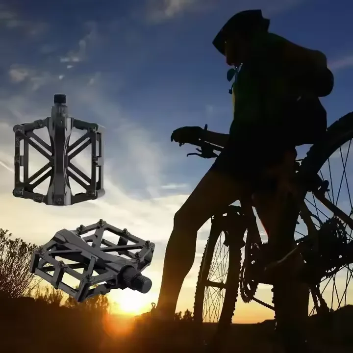 Ultra Light Road Cycling Sealed Pedals Anti Slip Aluminum Alloy Bicycle Pedal