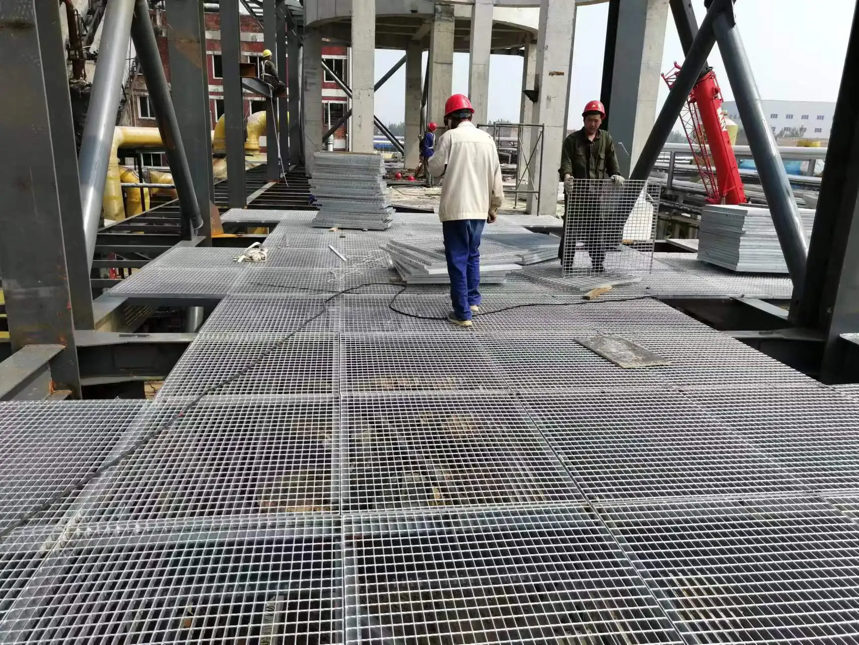 Hot Dip Galvanized Steel Grating for Floor and Trench Serrated Surface Bar Grating