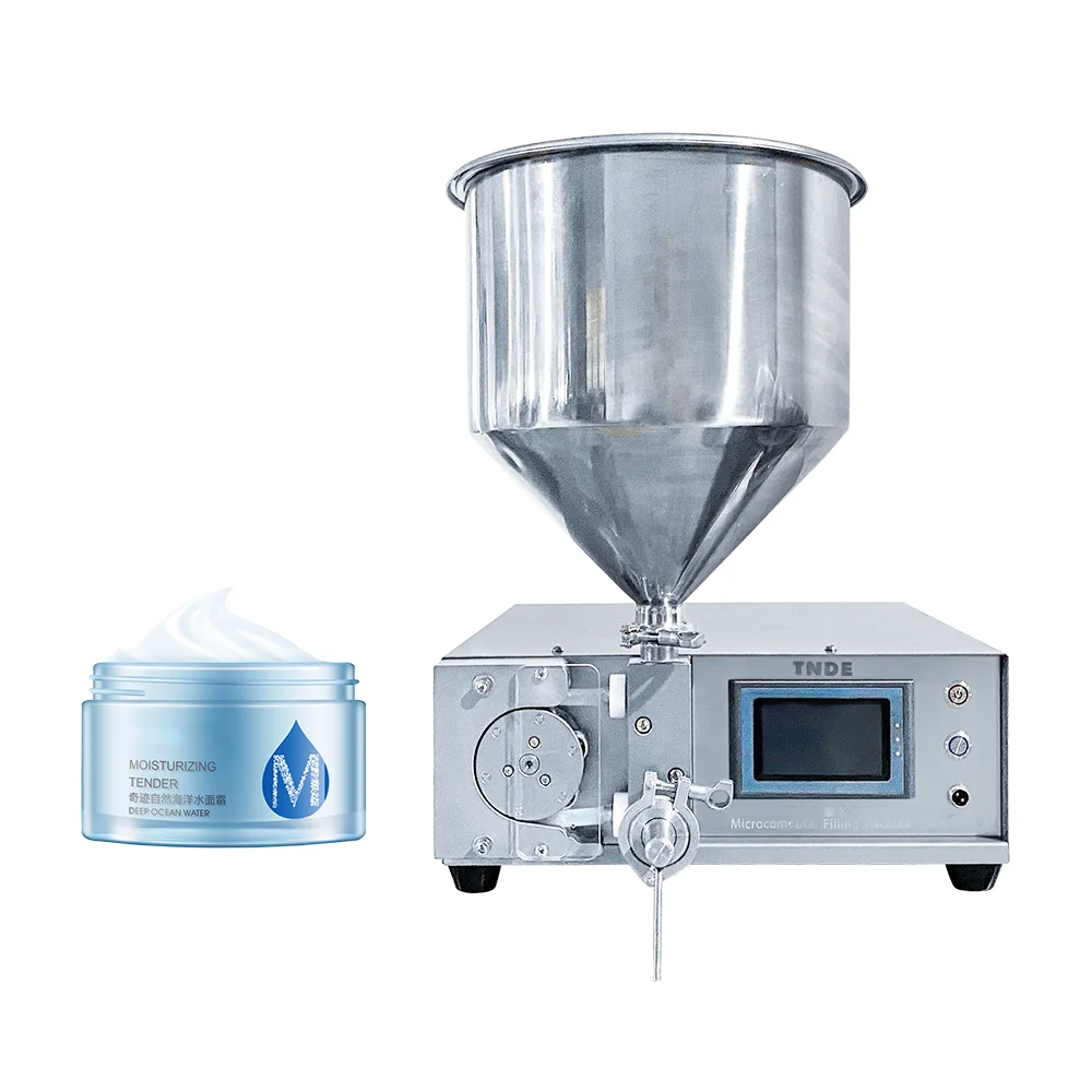 Production Line Pump Paste Cream Honey UV Gel Nail Polish Bottle Liquid Filling Machine