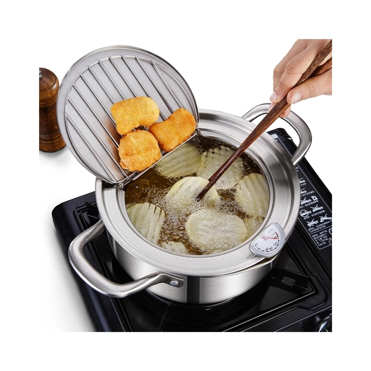 Hot Sale High Quality Meat Cookware 24cm No Logo Stainless steel Clamshell Deep