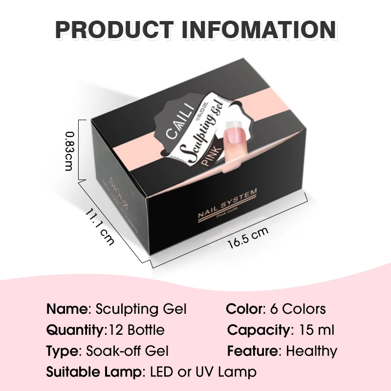$1 sample 28 Years Of Company Offers The Most Competitive Price Gel Nail Extension Kit Professional