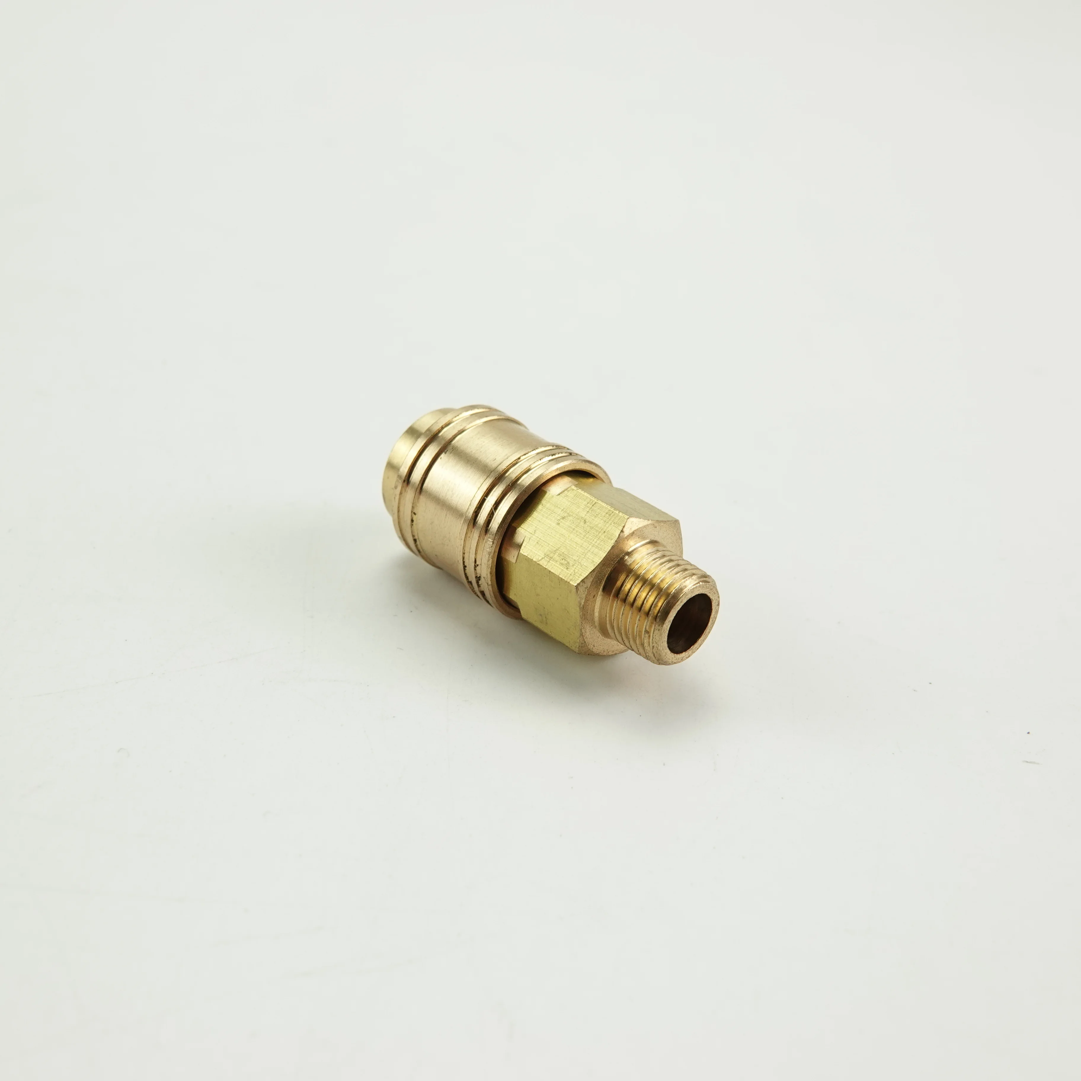 Mini Europe Type Air Coupler Connector Pneumatic Fitting Brass 6mm Parker Rectus type 21