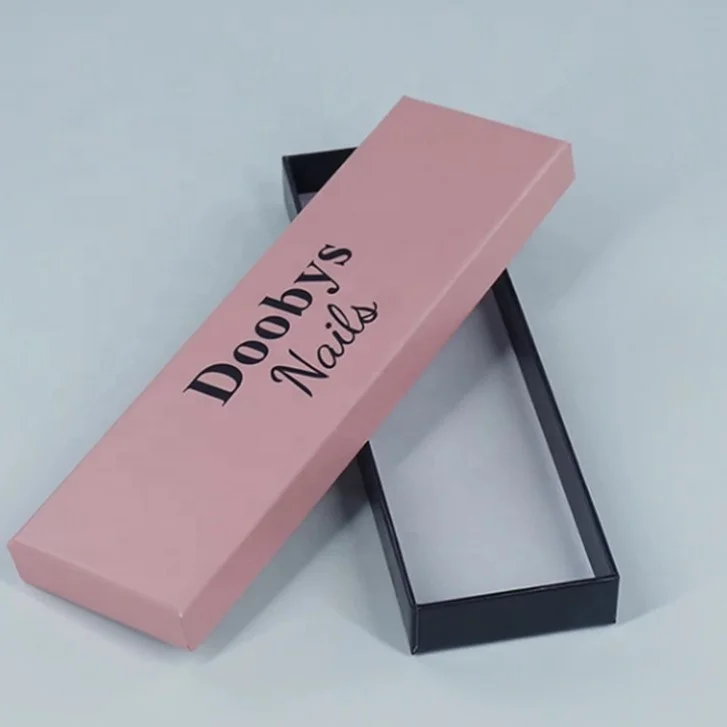 professional private label press on nails custom box