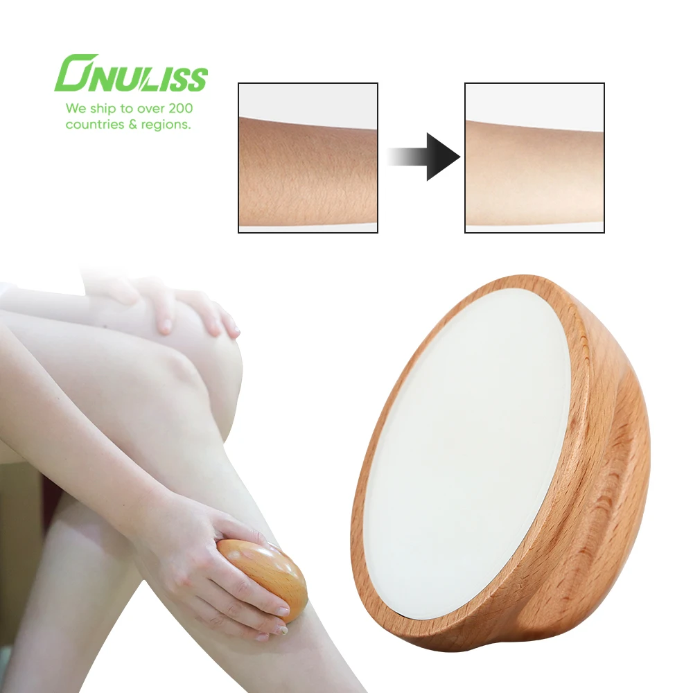 ONU Design Wood Crystal Hair Eraser for Women Glass Crystal Hair Remover Nano Crystal Hair Removal