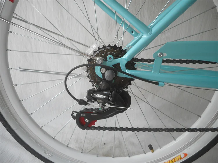 high quality 7 speed ladies bicycle with backrest high carbon steel city bike for women 24 26 inch retro city mountain bike