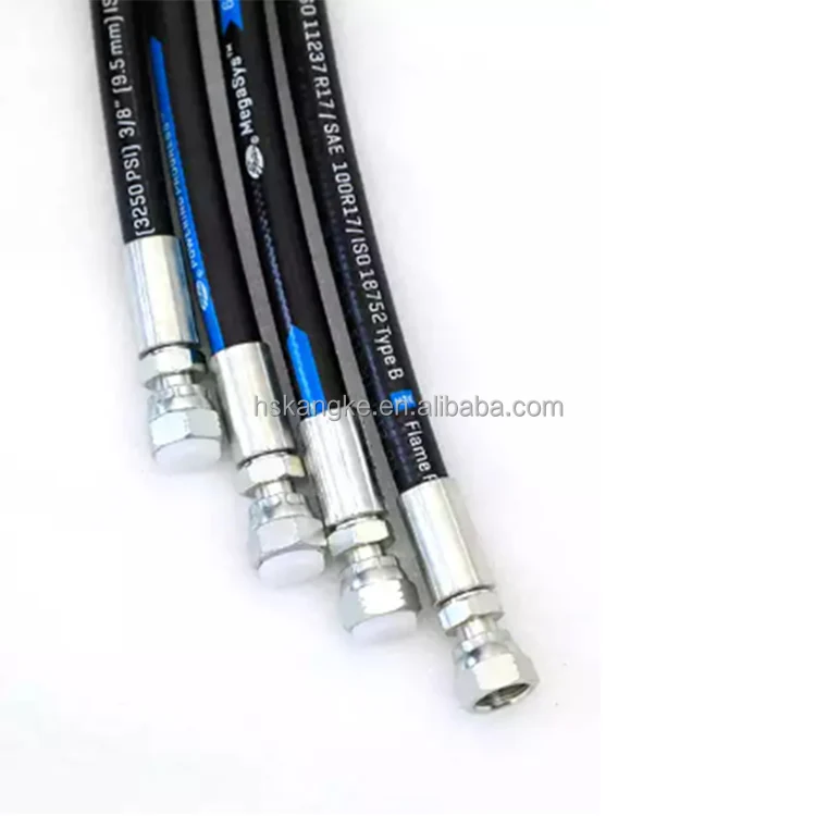 Steel wire hose and support rubber hose