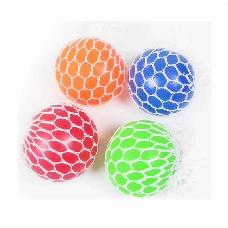 Squishy Mesh Grape Squeeze Balls